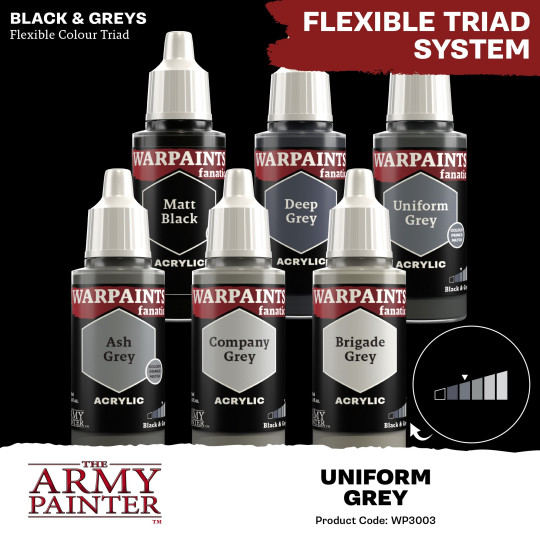 The Army Painter: Warpaints - Fanatic - Uniform Grey
