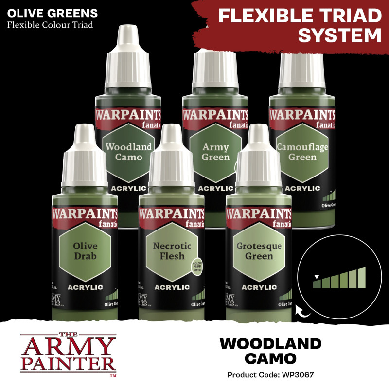 The Army Painter: Warpaints - Fanatic - Woodland Camo