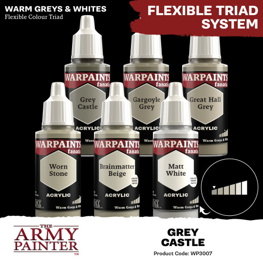 The Army Painter: Warpaints - Fanatic - Grey Castle