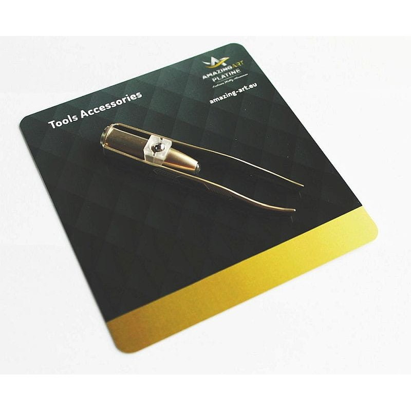 Amazing Art -  Precyzyjna Penseta 8cm + Led