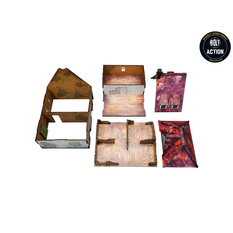 WW2 Normandy Farmhouse (28mm)