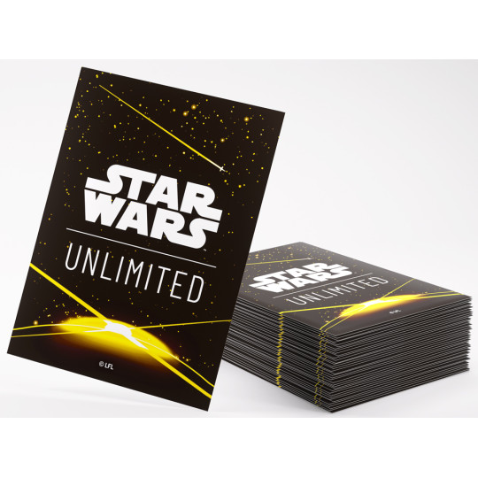 Gamegenic: Star Wars Unlimited - Art Sleeves - Card Back Yellow