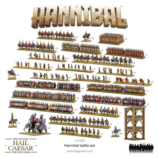 Hail Caesar Epic Battles (Punic Wars): Hannibal Battle-Set Pre-Order Bundle