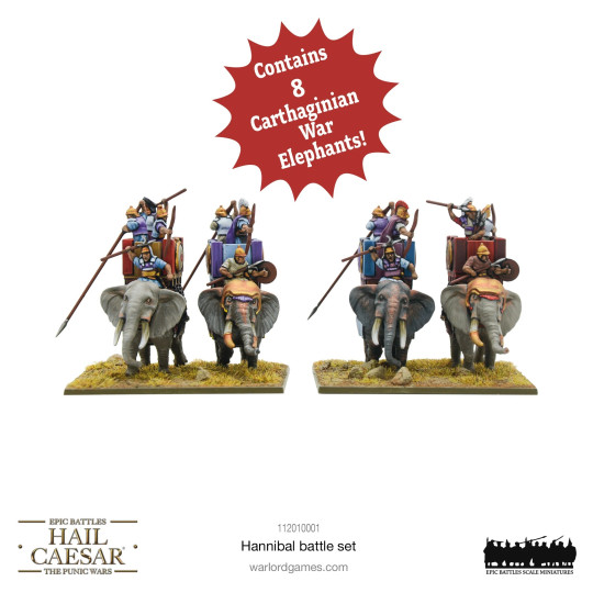 Hail Caesar Epic Battles (Punic Wars): Hannibal Battle-Set Pre-Order Bundle