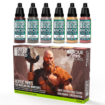GSW Opaque Paint Set - Flesh Colours