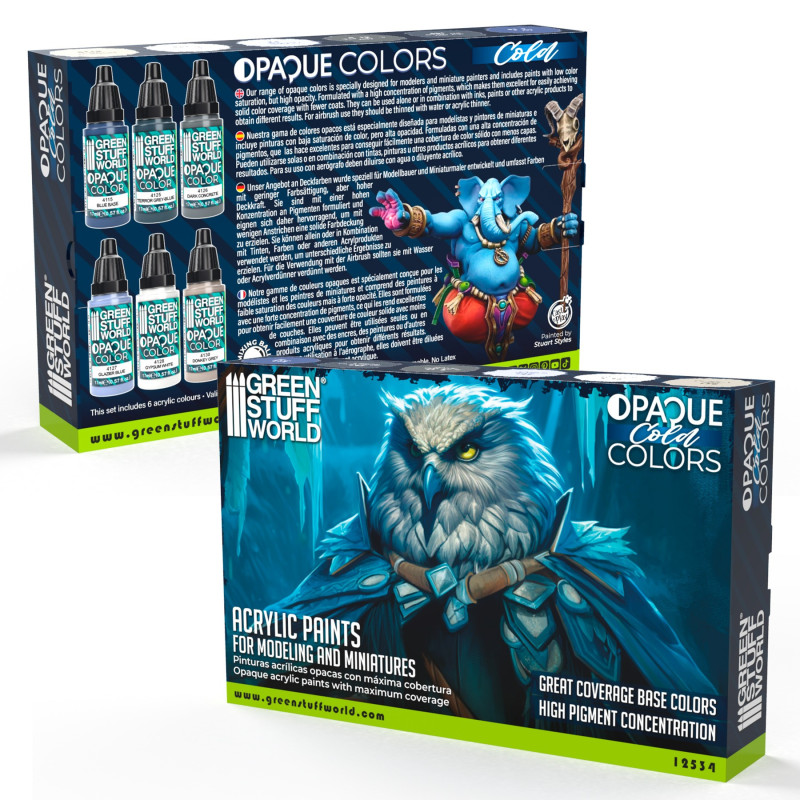 GSW Opaque Paint Set - Cold Colours