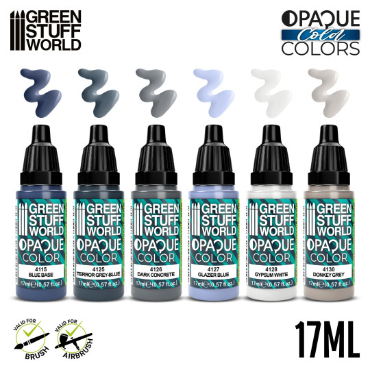 GSW Opaque Paint Set - Cold Colours