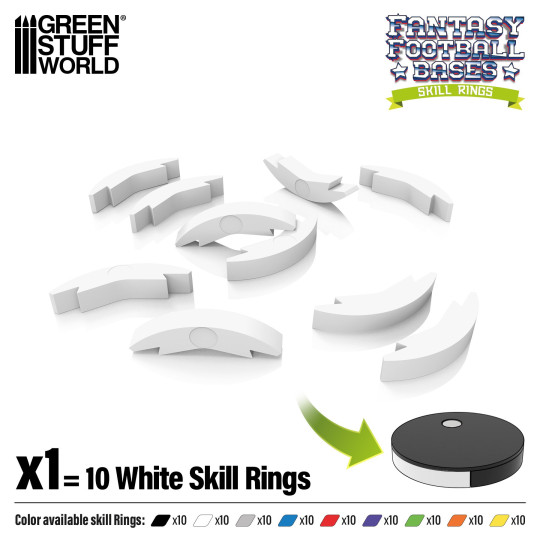 Skill Ring 32mm White