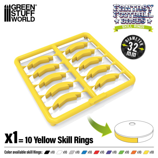 Skill Ring 32mm Yellow