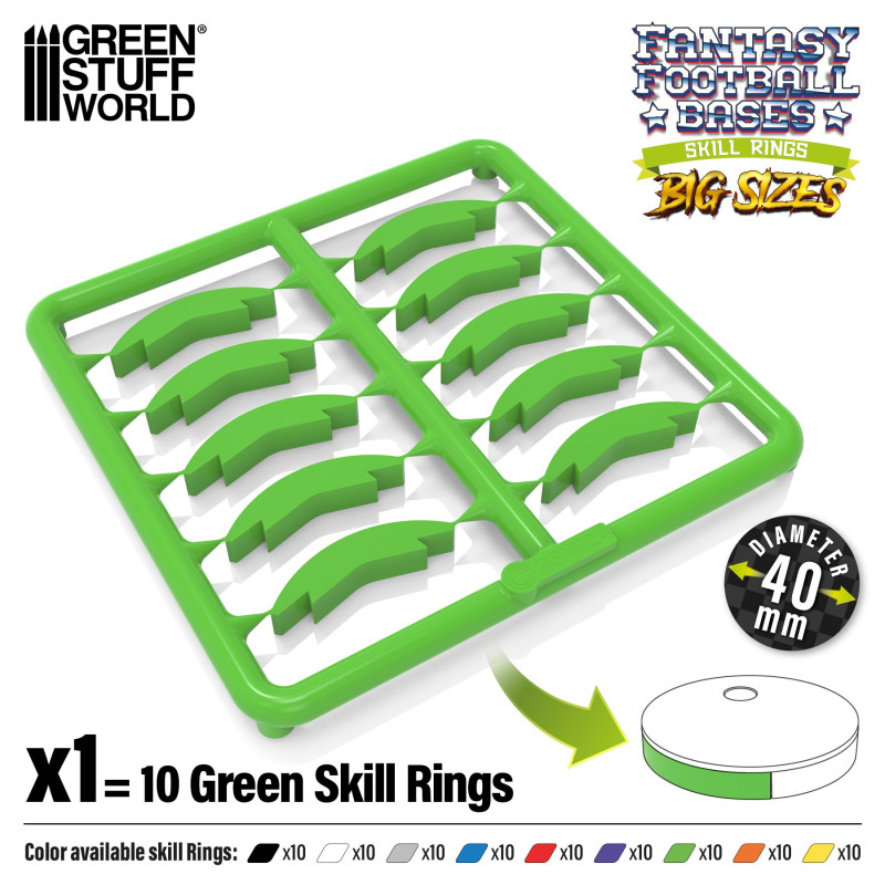 Skill Ring 40mm Green
