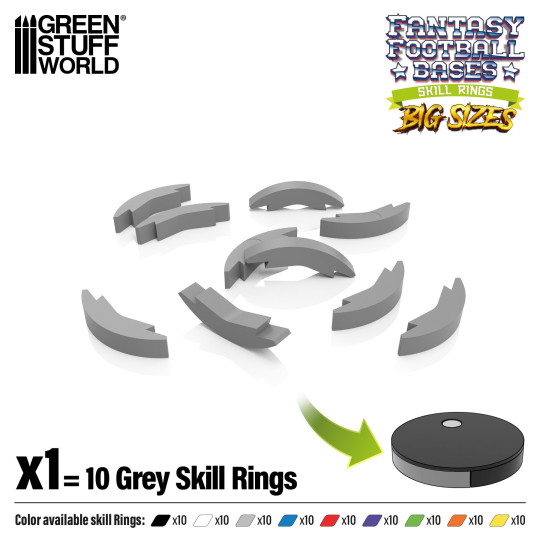 Skill Ring 40mm Grey