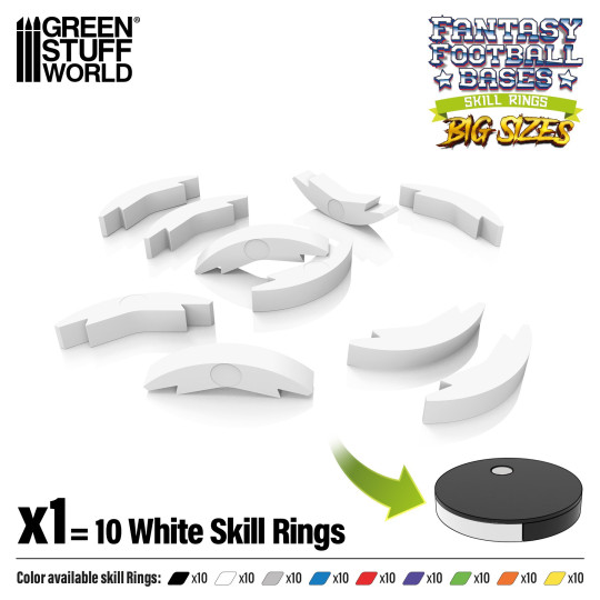 Skill Ring 40mm White
