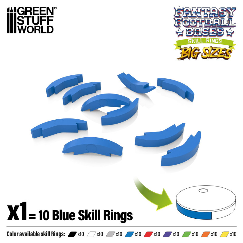 Skill Ring 40mm Blue