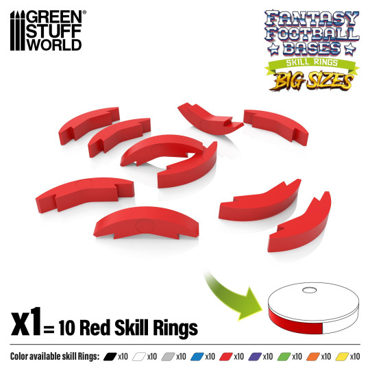 Skill Ring 40mm Red
