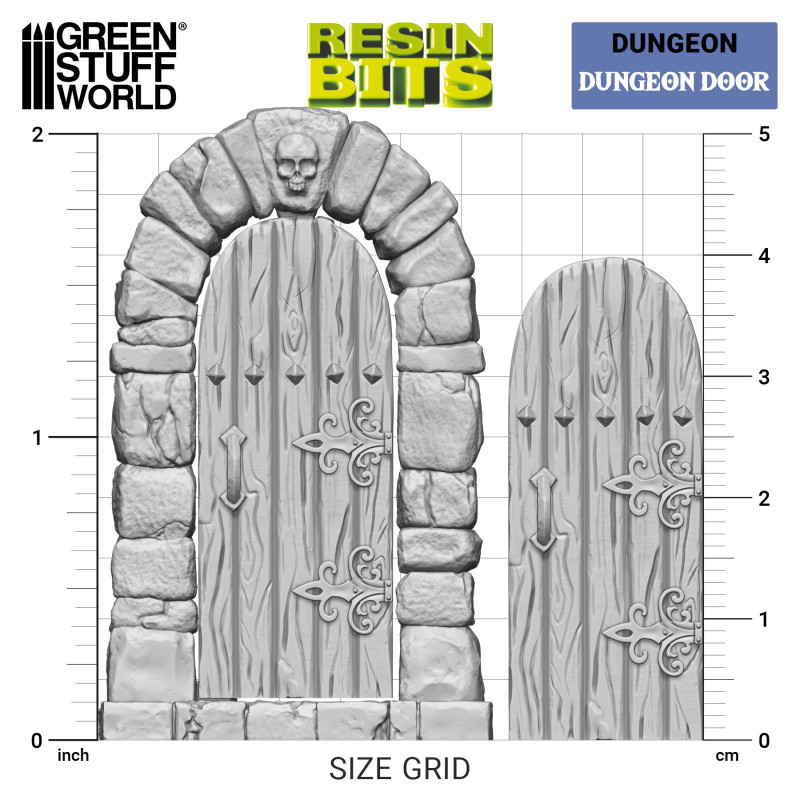 3D printed set - Dungeon Doors