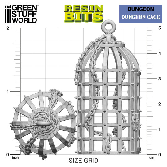 3D printed set - Dungeon Cage