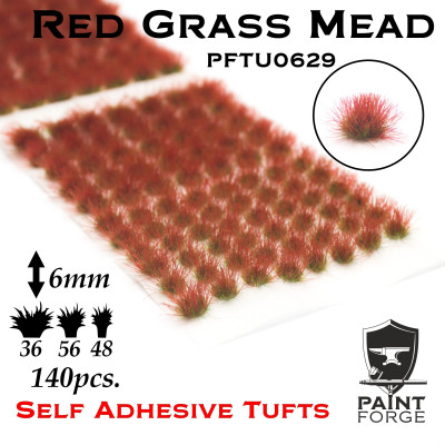 Paint Forge Tuft 6mm Red Grass Mead