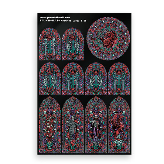 Vampire Stained Glass - Large