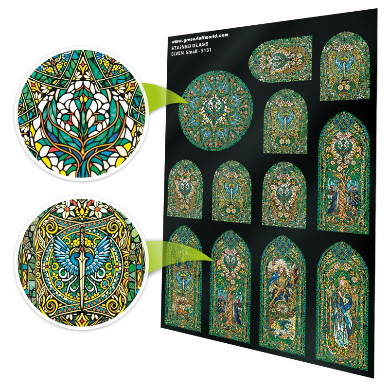 Elven Stained Glass - Small