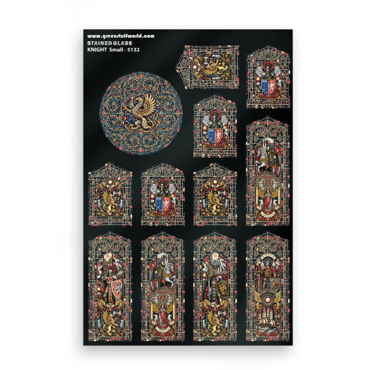 Knight Stained Glass - Small