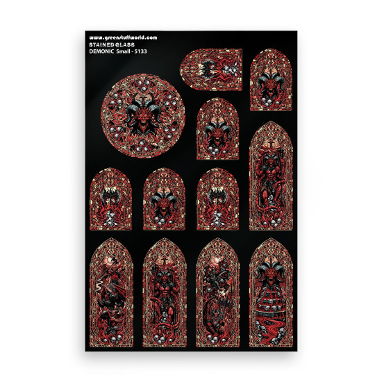 Demonic Stained Glass - Small