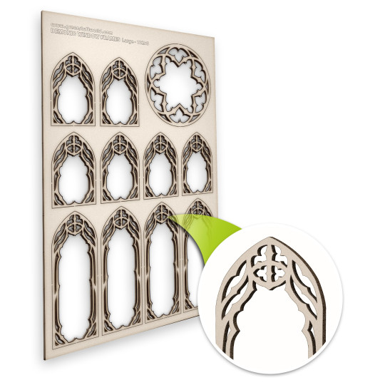Demonic Miniature Windows - Large
