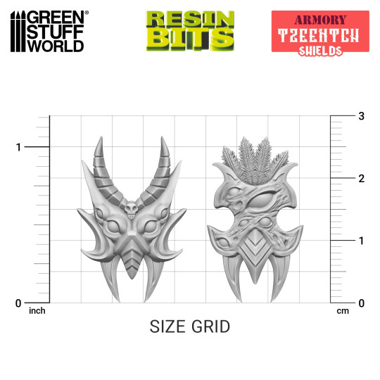 3D printed set - Tzeentch Shields