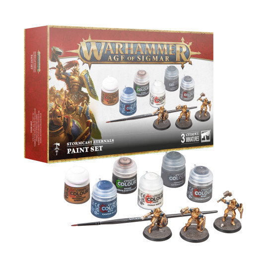 Age of Sigmar: Stormcast + Paint Set (2024)