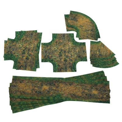 Błoto - Zestaw dróg 2D 15 mm - Antypoślizgowy Materiał