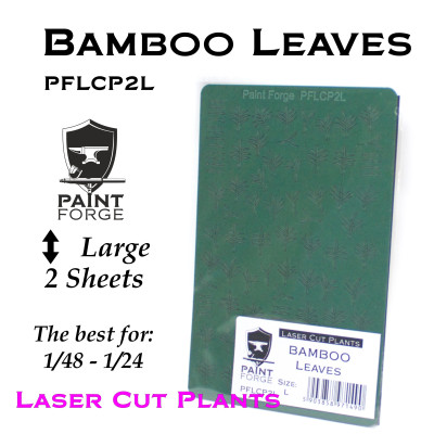 Paint Forge Laser Cut Plants BAMBOO LEAVES (2)L (2)