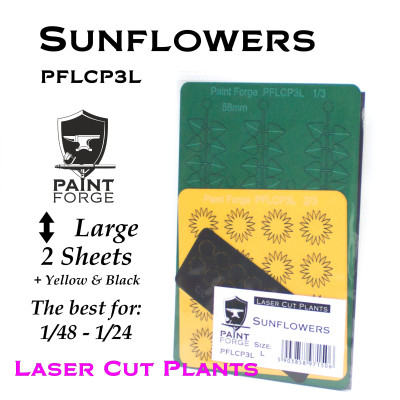 Paint Forge Laser Cut Plants SUNFLOWER 3L (2)