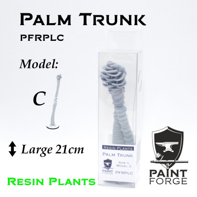 Paint Forge Resin Plants PALM TRUNK C size L LC (1)