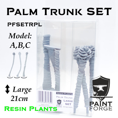 Paint Forge Resin Plants PALM TRUNK SET L (3)