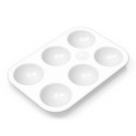 Plastic Rectangular Mixing Palette