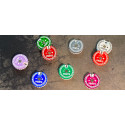 Trackers Counters, Range 0-9, Size 20mm, Random Colours