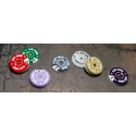 Trackers Counters, Range 0-9, Size 25mm, Random Colours