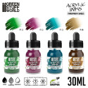 Acrylic Inks Set - Transparent Shades (x4)