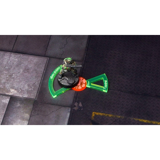 Smoke Markers 20mm & 1" Control Zone KT Fluo Orange