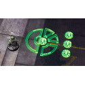 Smoke Markers 20mm & 1" Control Zone KT Fluo Green