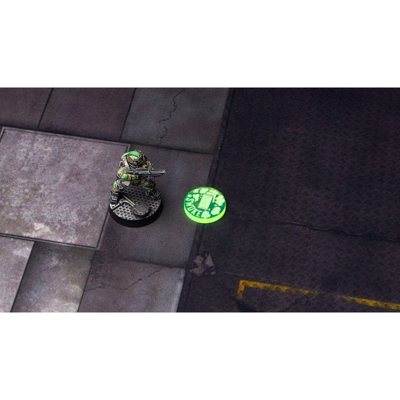 Smoke Markers 20mm & 1" Control Zone KT Fluo Green