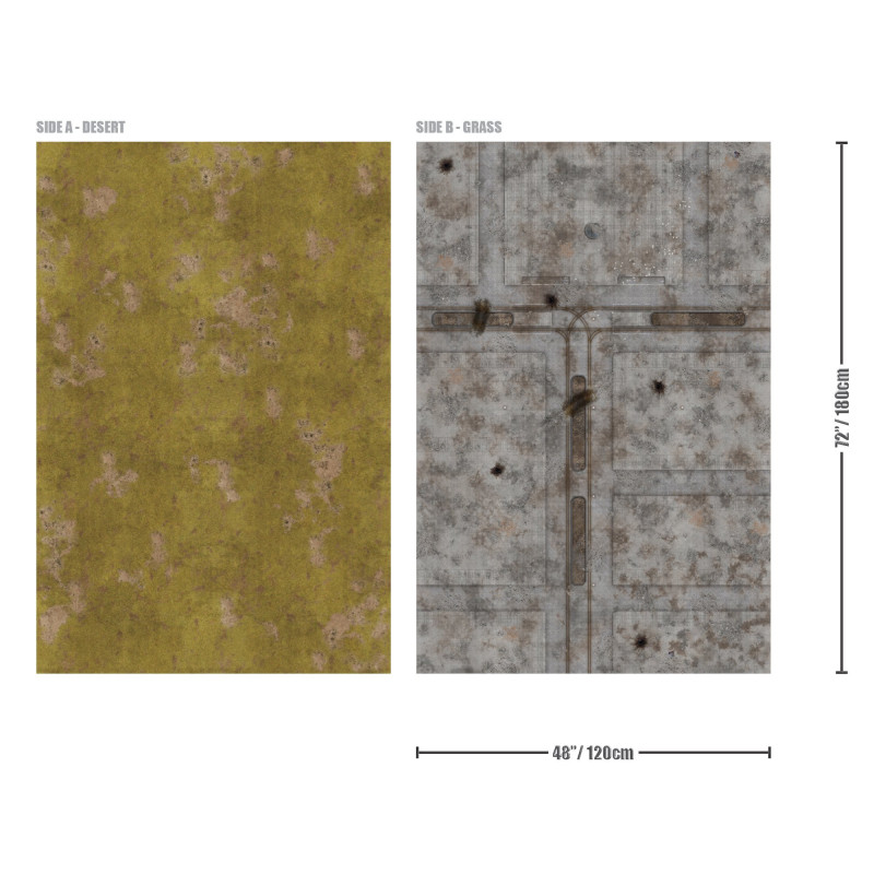 Battlefront Gaming Mat - Rural / City (48 x 72)
