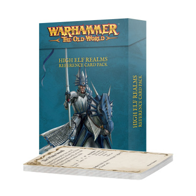 High Elf Realms Reference Card Pack