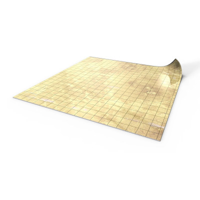 Papirus - Mata Suchościeralna do gier RPG 50 cm x 50 cm - siatka kwadratowa