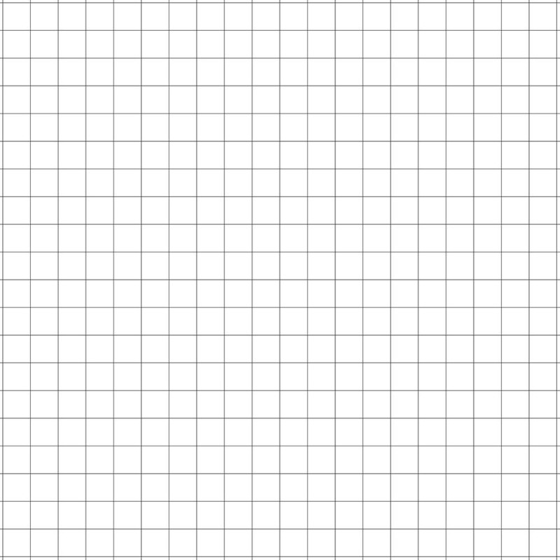 Biała - Mata Suchościeralna do gier RPG 50 cm x 50 cm - siatka kwadratowa