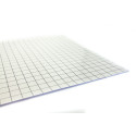 Biała - Mata Suchościeralna do gier RPG 50 cm x 50 cm - siatka kwadratowa