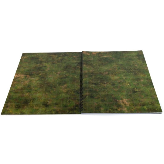 Księga RPG: Fantasy Adventures book - A3 fantasy - siatka kwadratowa