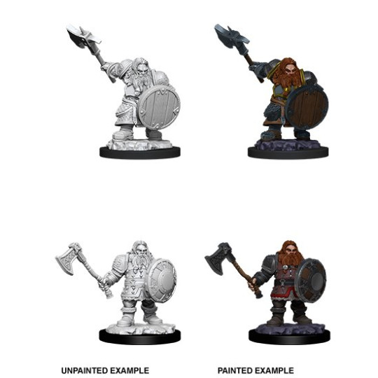 Nolzur's Marvelous Miniatures - Male Dwarf Fighter