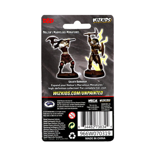 Nolzur's Marvelous Miniatures - Female Goliath Barbarian
