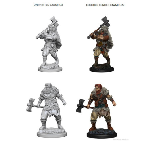 Nolzur’s Marvelous Miniatures - Human Male Barbarian