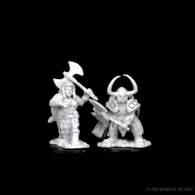 Nolzur's Marvelous Miniatures - Dwarf Female Barbarian